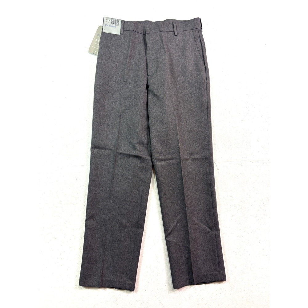 vtg Y2K Levis Action Slacks 33x30 Gray Flat Front Dress Pants Trousers‎ Knit